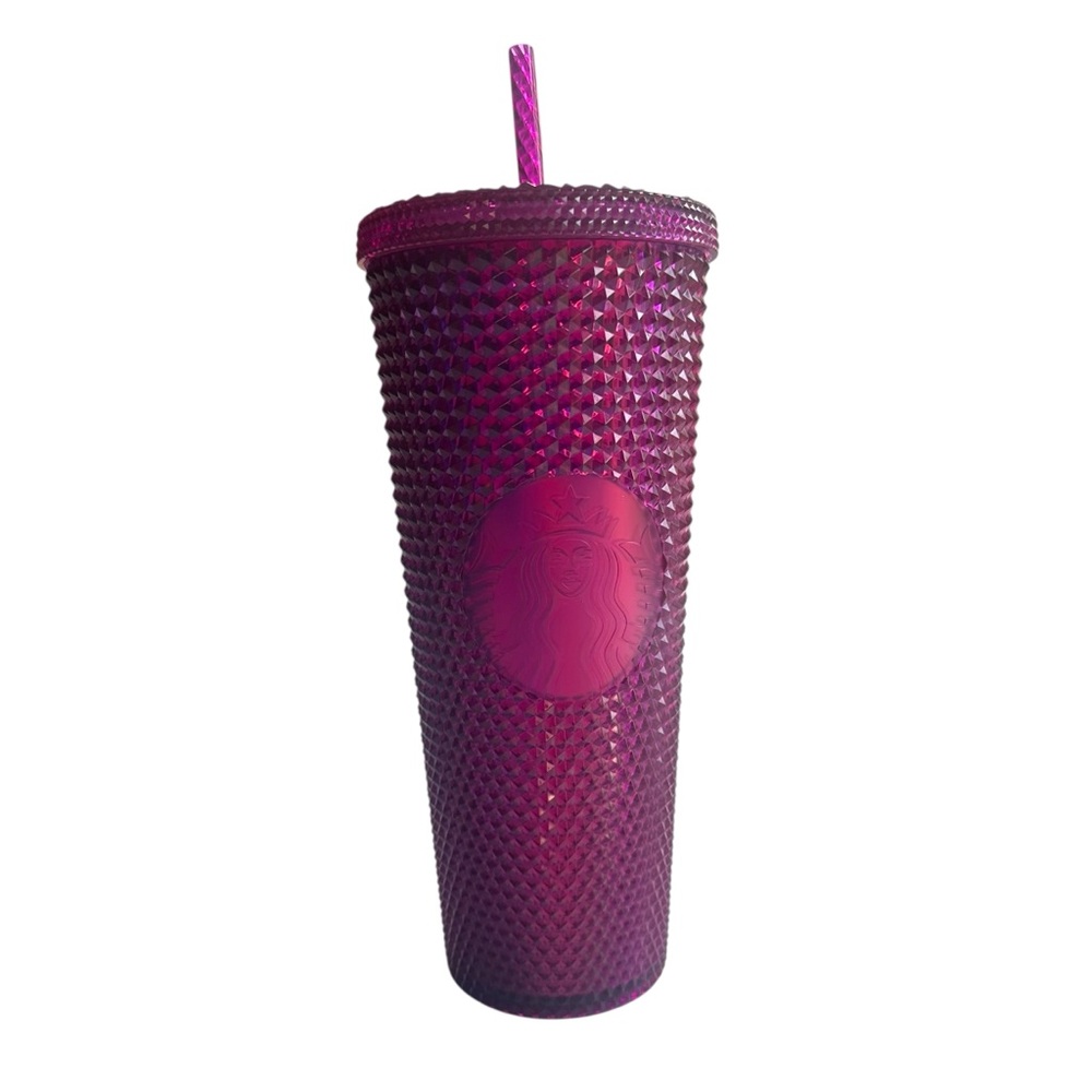 Starbucks Magenta Pink Studded Tumbler 24‎ oz. Capacity